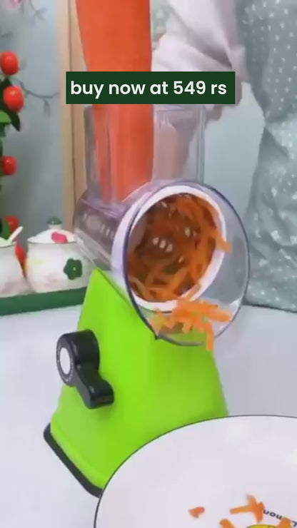 4 in 1 Rotary Drum Vegetable Grater & Slicer